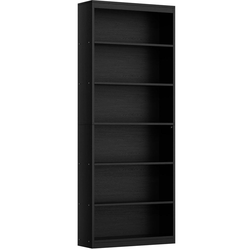 6-Tier Black Bookshelf R217