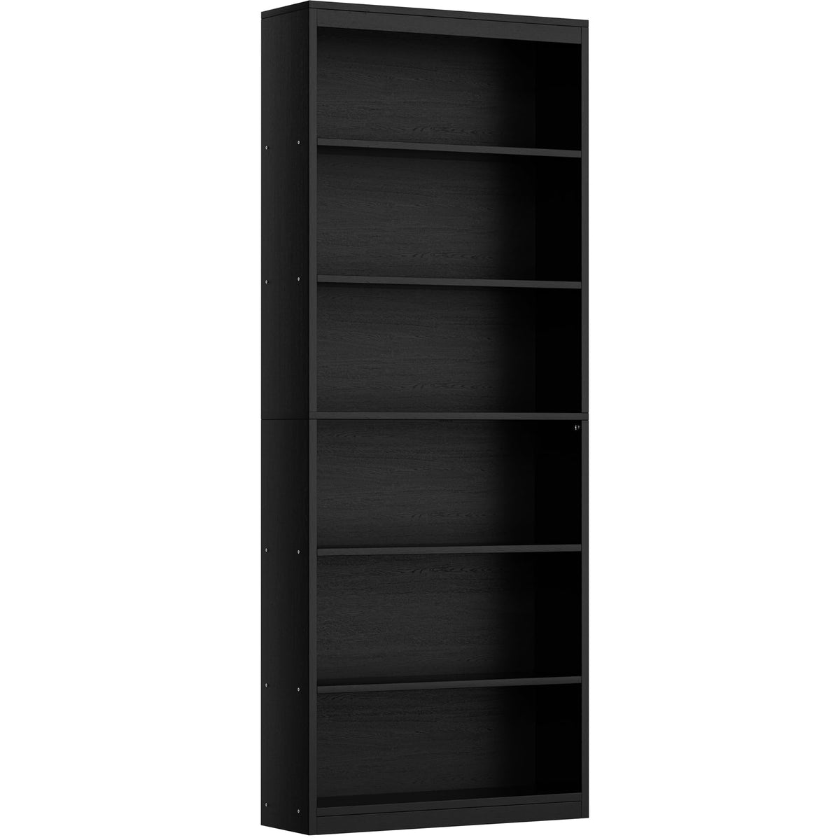 6-Tier Black Bookshelf R217