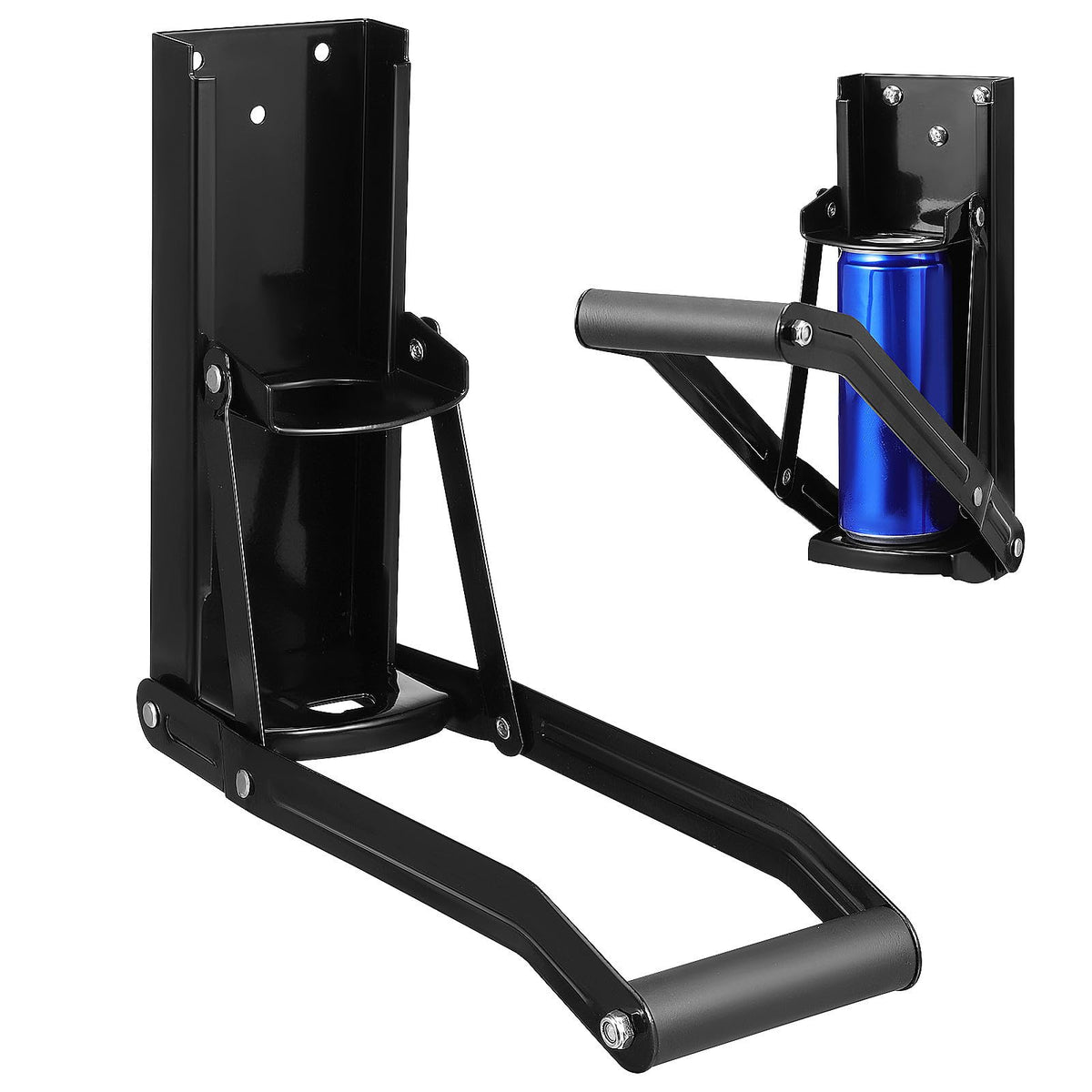 Wall Mounted Stainless Steel Can Crusher with Bottle Opener W7238