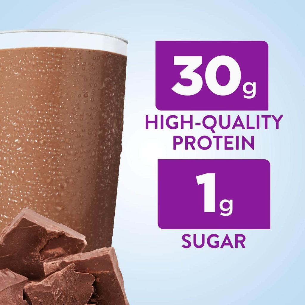30g Protein Chocolate Nutrition Shake 11 Fl Oz (Pack of 12) Y286778