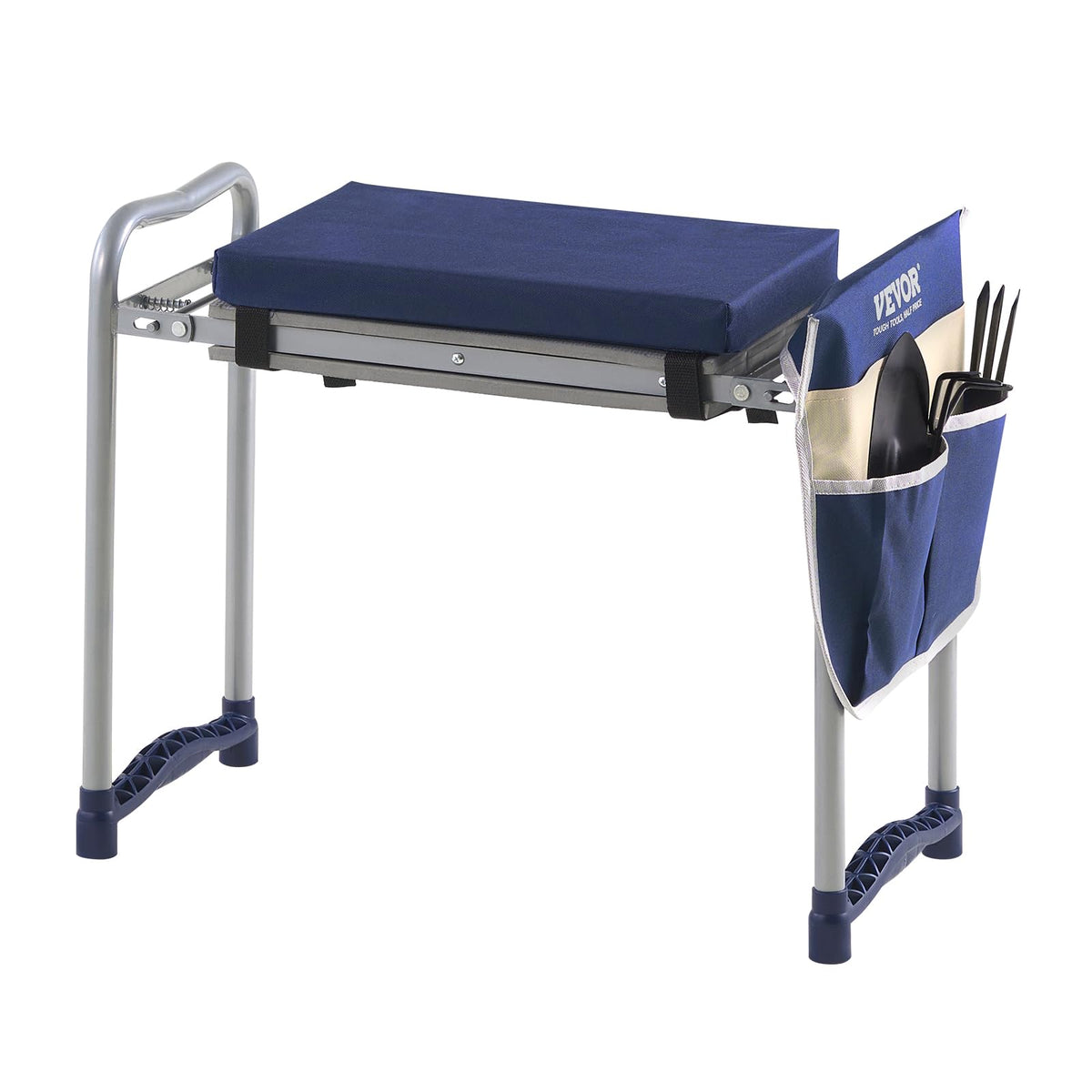 Folding Garden Kneeler and Seat with Tool Bags L7516