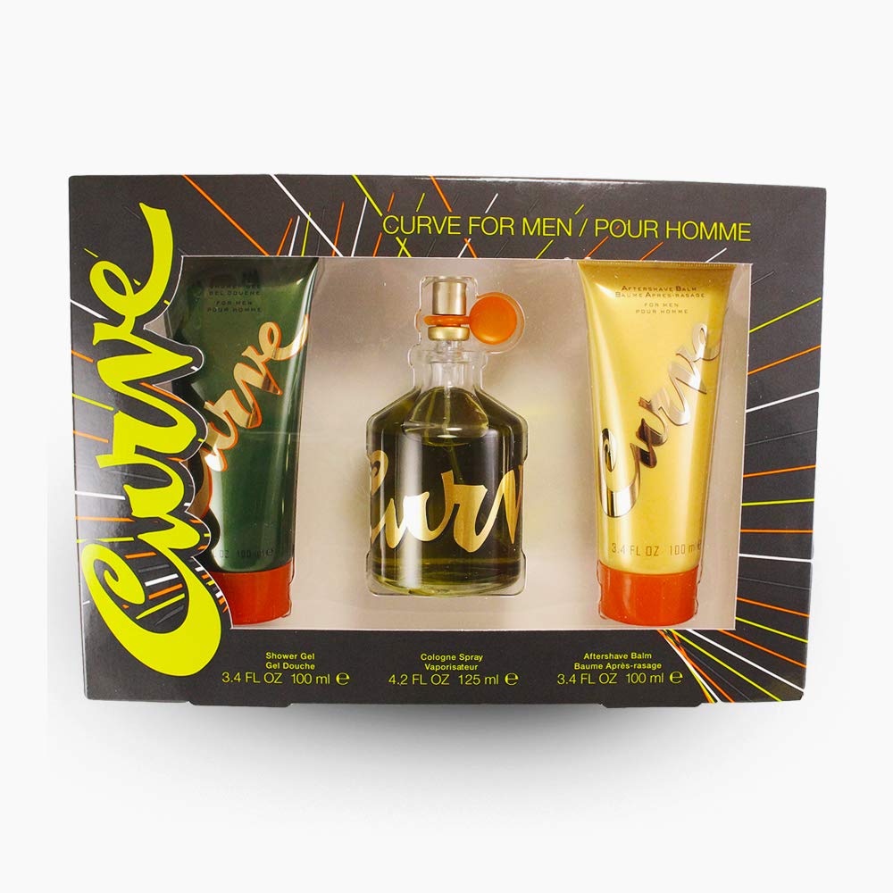 3 Pc Cologne Spray After Shave Balm Shower Gel Gift Set V7139