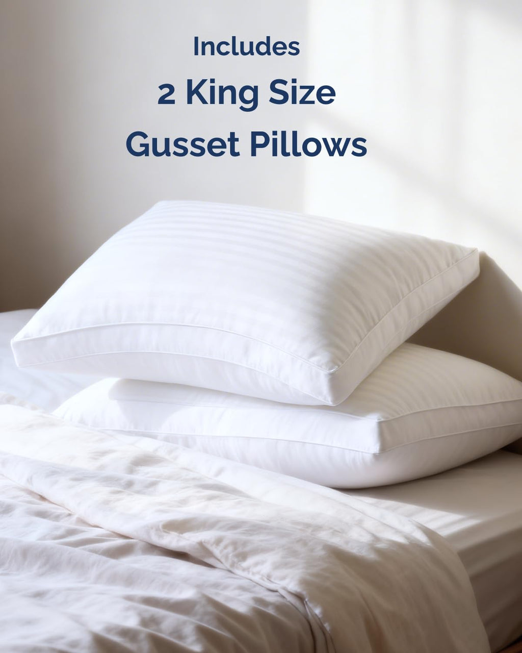 King Size Gusset Pillows Set of 2 B553692