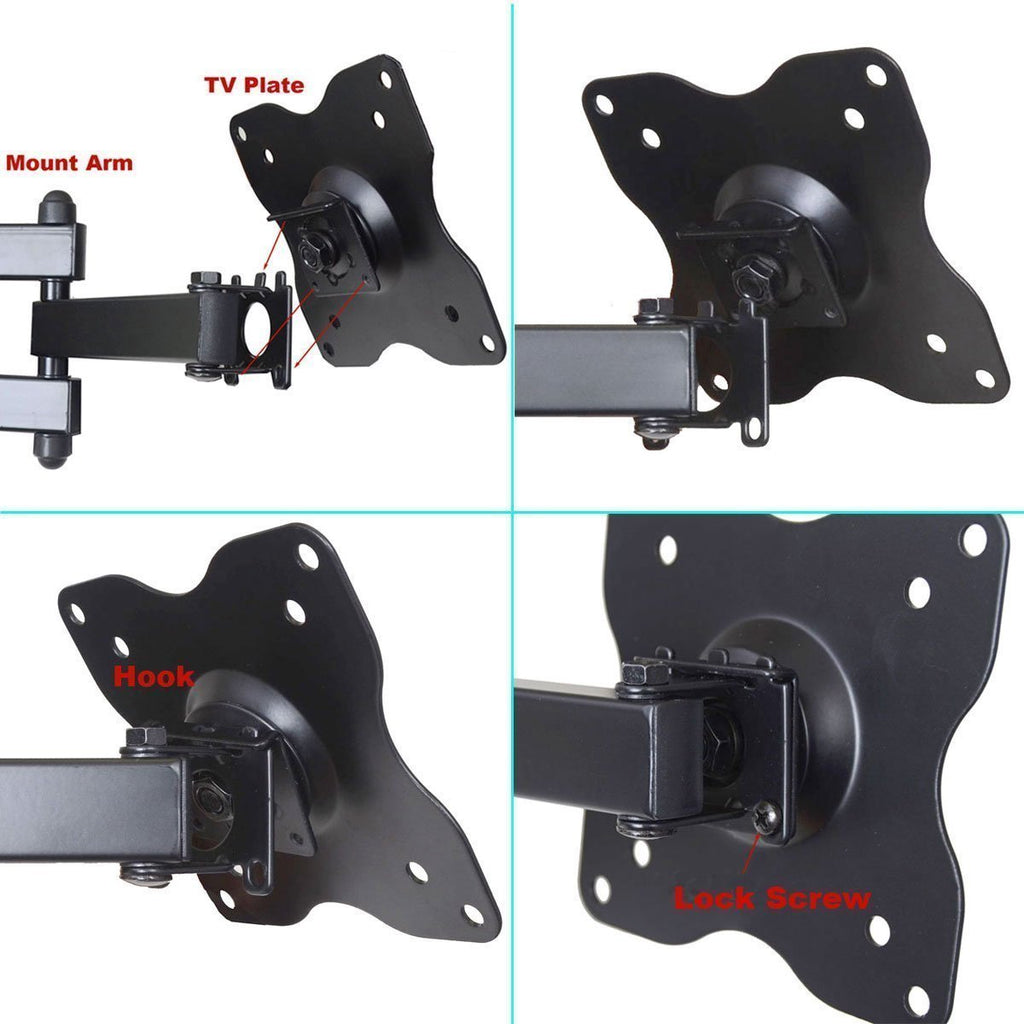 Full Motion Swivel Tilt TV Wall Mount Bracket C38149