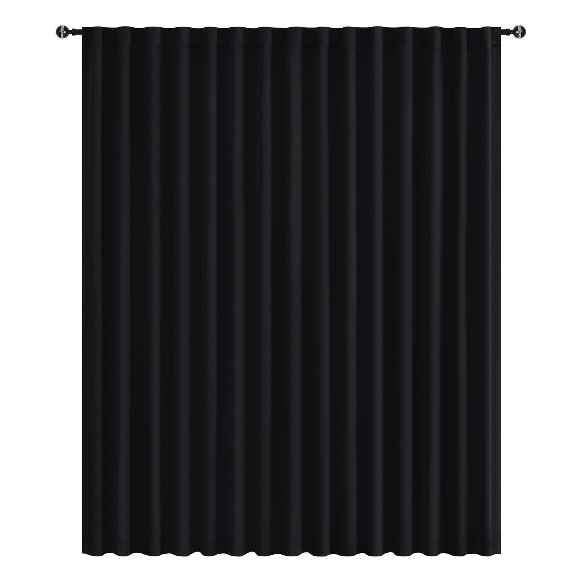 Blackout Room Divider Curtain 120 x 96 Inches Black T47070