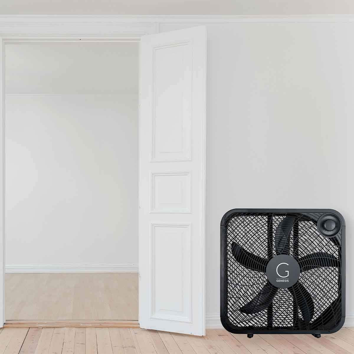 20" Box Fan, 3 Settings, Black S861