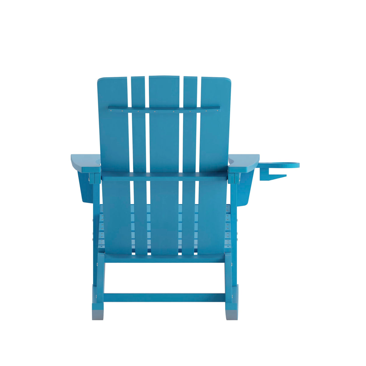 Blue Weather Resistant Poly Resin Adirondack Rocking Chair M2075