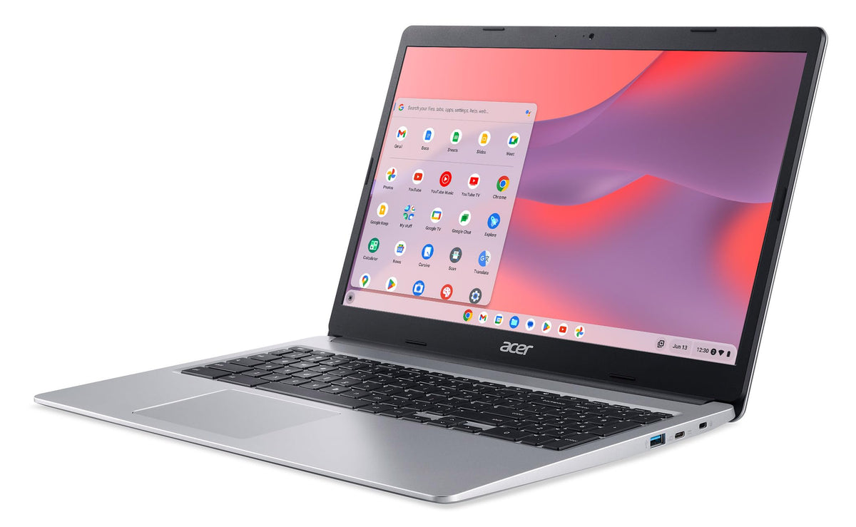 Chromebook 315 Laptop Intel Celeron N4000 15.6 HD 4GB 64GB eMMC Chrome OS Pure Silver N76993