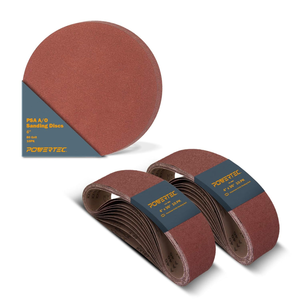 4 x 36 Inch Aluminum Oxide Sanding Belts G9928