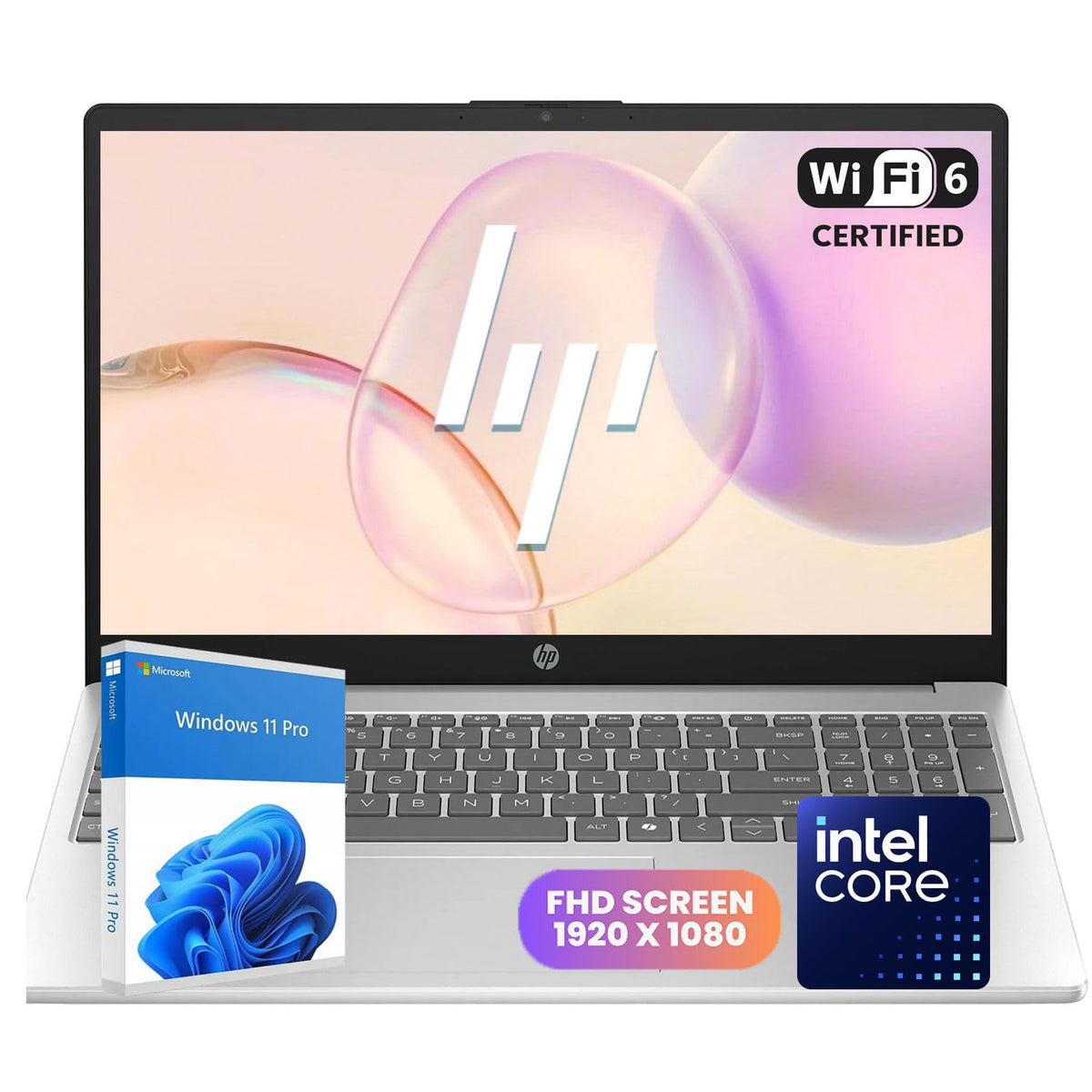Laptop Intel Processor 8GB DDR4 RAM 512GB SSD 15.6" FHD Display Windows 11 Pro O93088