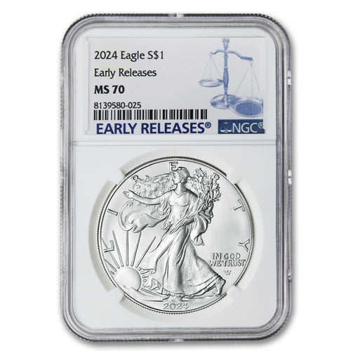 1 oz American Silver Eagle Coin MS-70 G9585