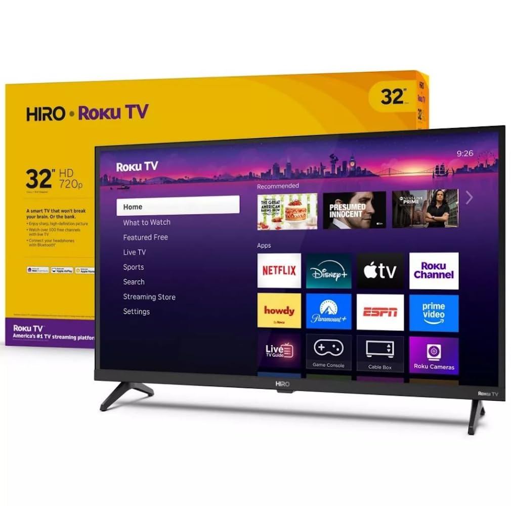 32" 720p HD Smart LED TV with Wi-Fi & Bluetooth W99045
