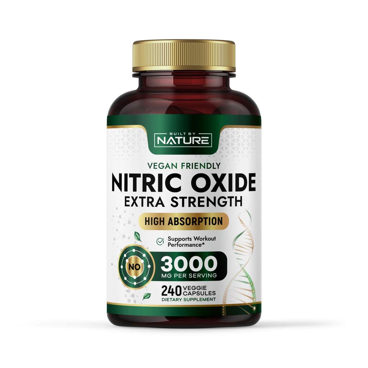 240 Capsules Nitric Oxide Supplement E205942