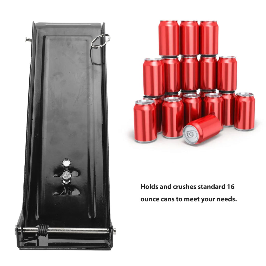 Stainless Steel Heavy Duty Foot Pedal Can Crusher B636