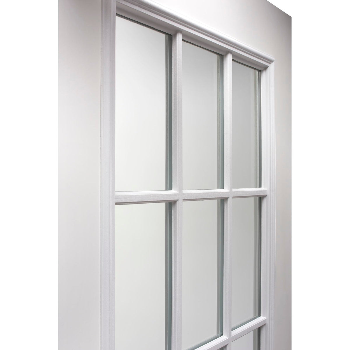 Steel Primed Left Hand In-Swing 15 Lite Clear Glass Front Door H9686
