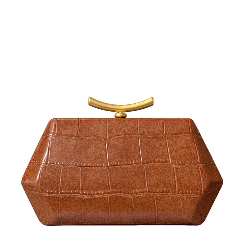 Crocodile Embossed PU Leather Clutch Bag P4300