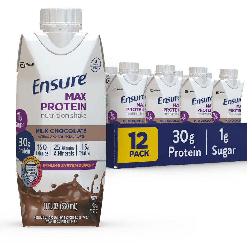 30g Protein Chocolate Nutrition Shake 11 Fl Oz (Pack of 12) Y286778