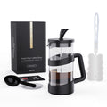 Mini French Press Coffee Maker, 12 oz, Black O1084