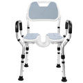 Shower Chair with U-Shaped Seat, Adjustable Height, 350 lb U52463