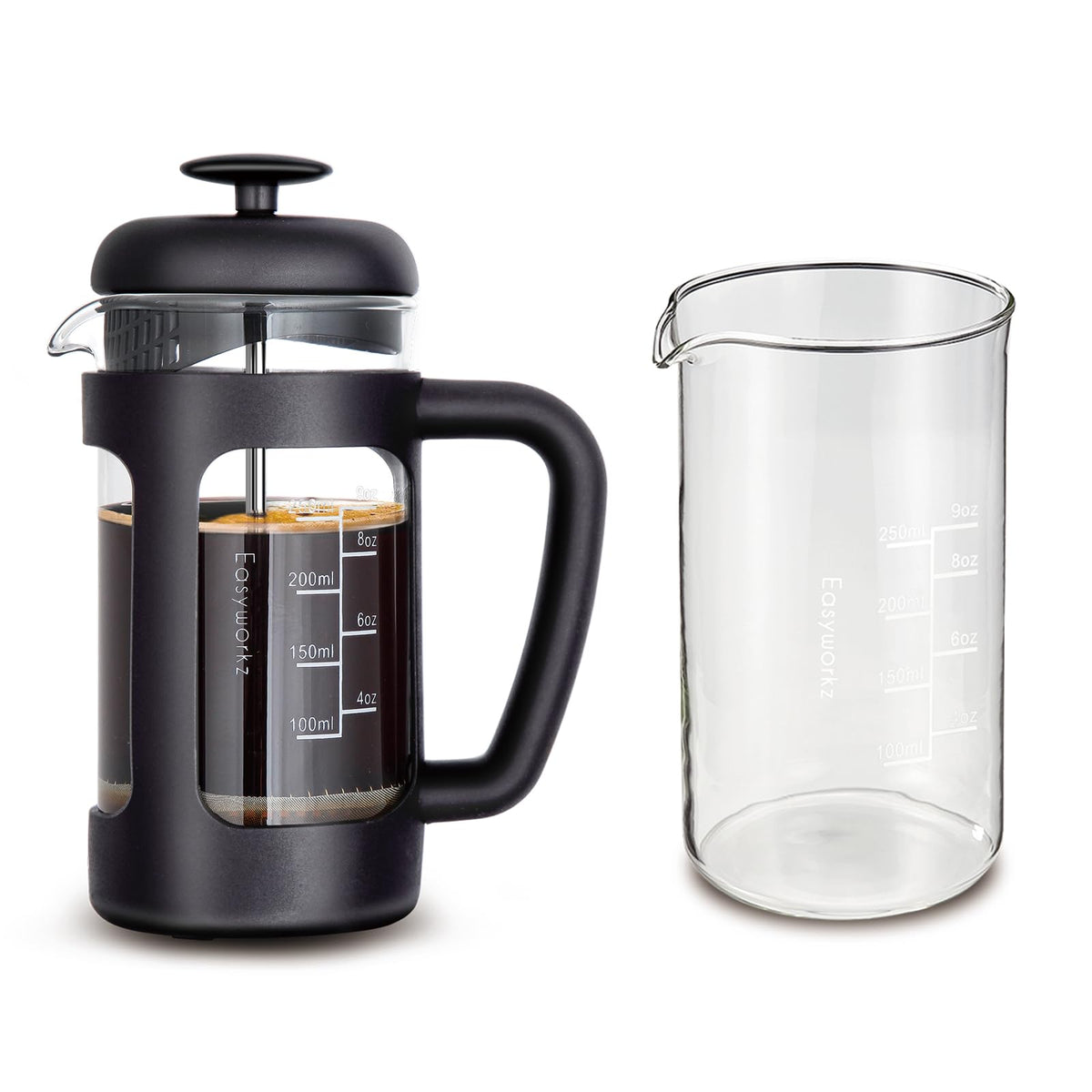 12 oz Borosilicate Glass French Press K2531
