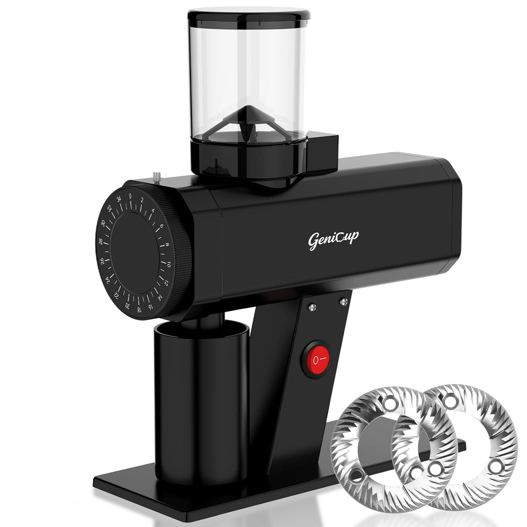 64mm Flat Burr Coffee Grinder with 35 Grind Settings D47192