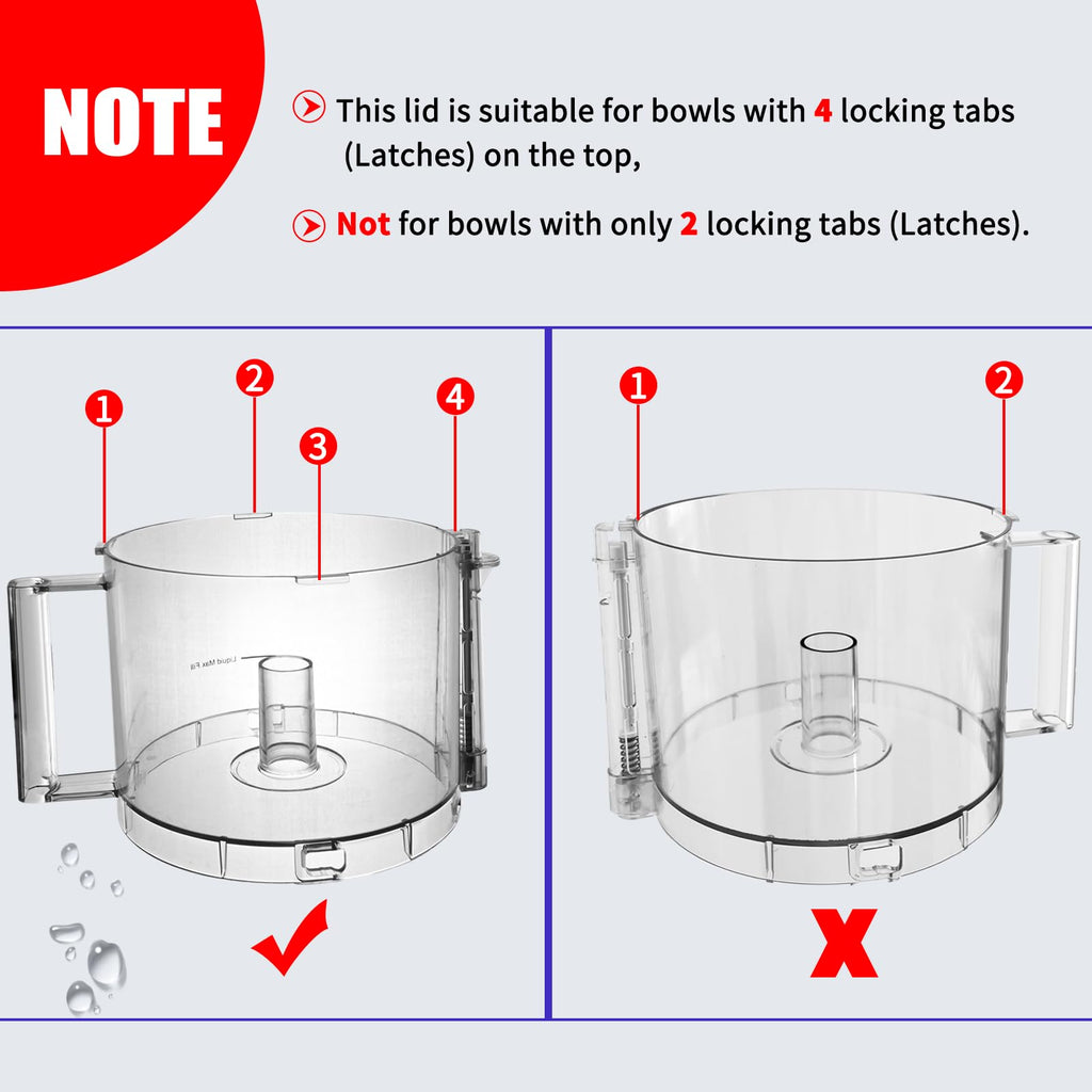 Food Processor Work Bowl Lid O856094