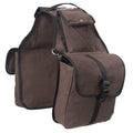 Canvas Saddle Bag for Horses - Brown M2286