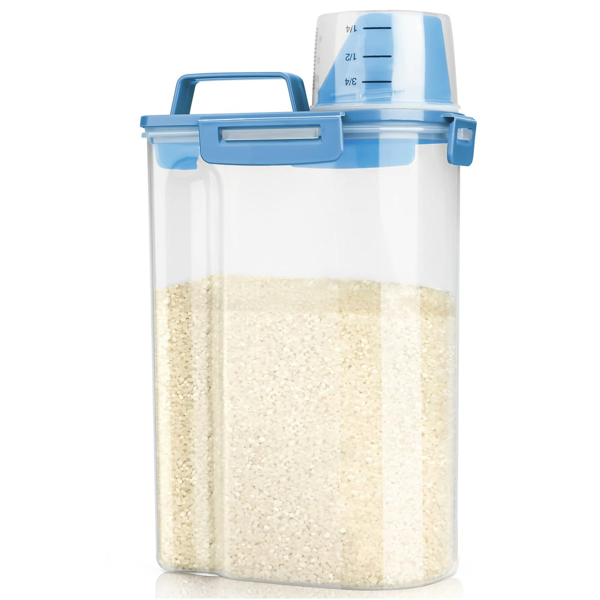 Airtight Rice Storage Container with Measuring Cup K487473