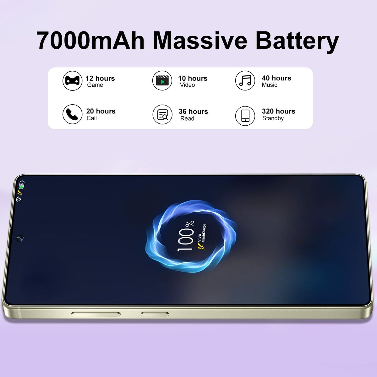 5G Unlocked Smartphone 12GB+512GB 6.99" 7000mAh Black X931502