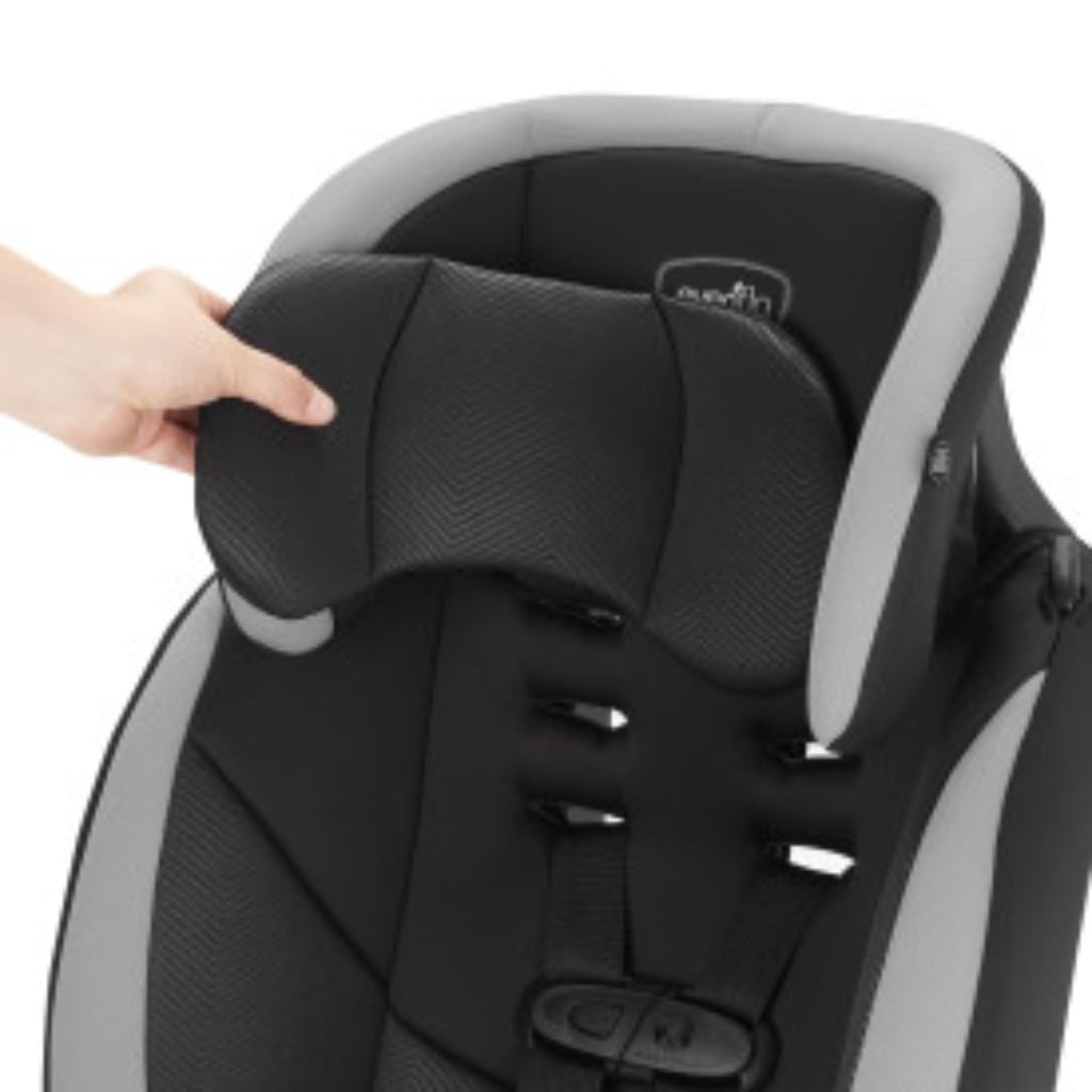 High-Back Booster Car Seat with Harness, 22 to 110lbs, Granite Gray W275