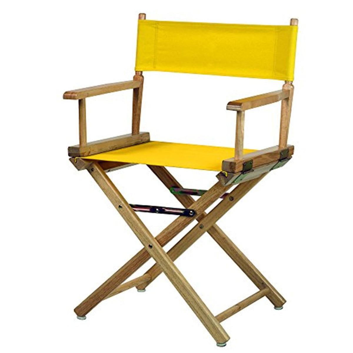 Antique 18" Solid Wood Folding Chair with Armrests E782638