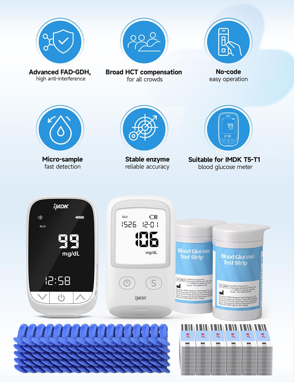Blood Glucose Test Strips 100 Count K46618