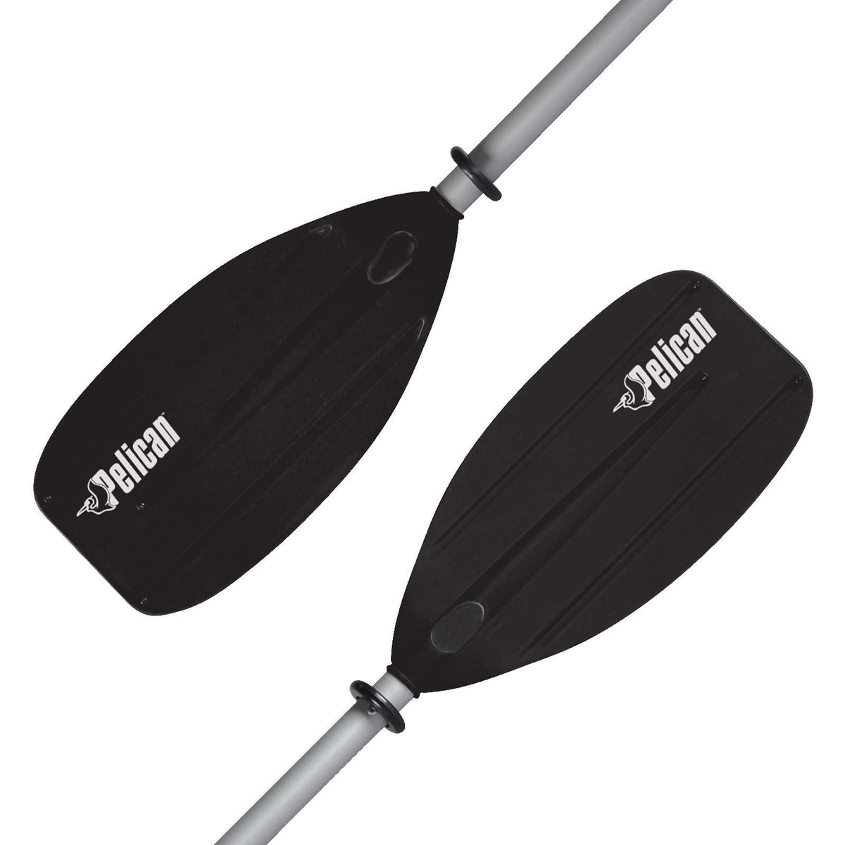 Kid Kayak Paddle 2 Piece Aluminum Polypropylene 72 in Black N25083