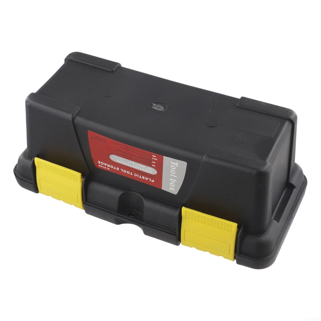 Black 10 Inch Plastic Tool Box O6925
