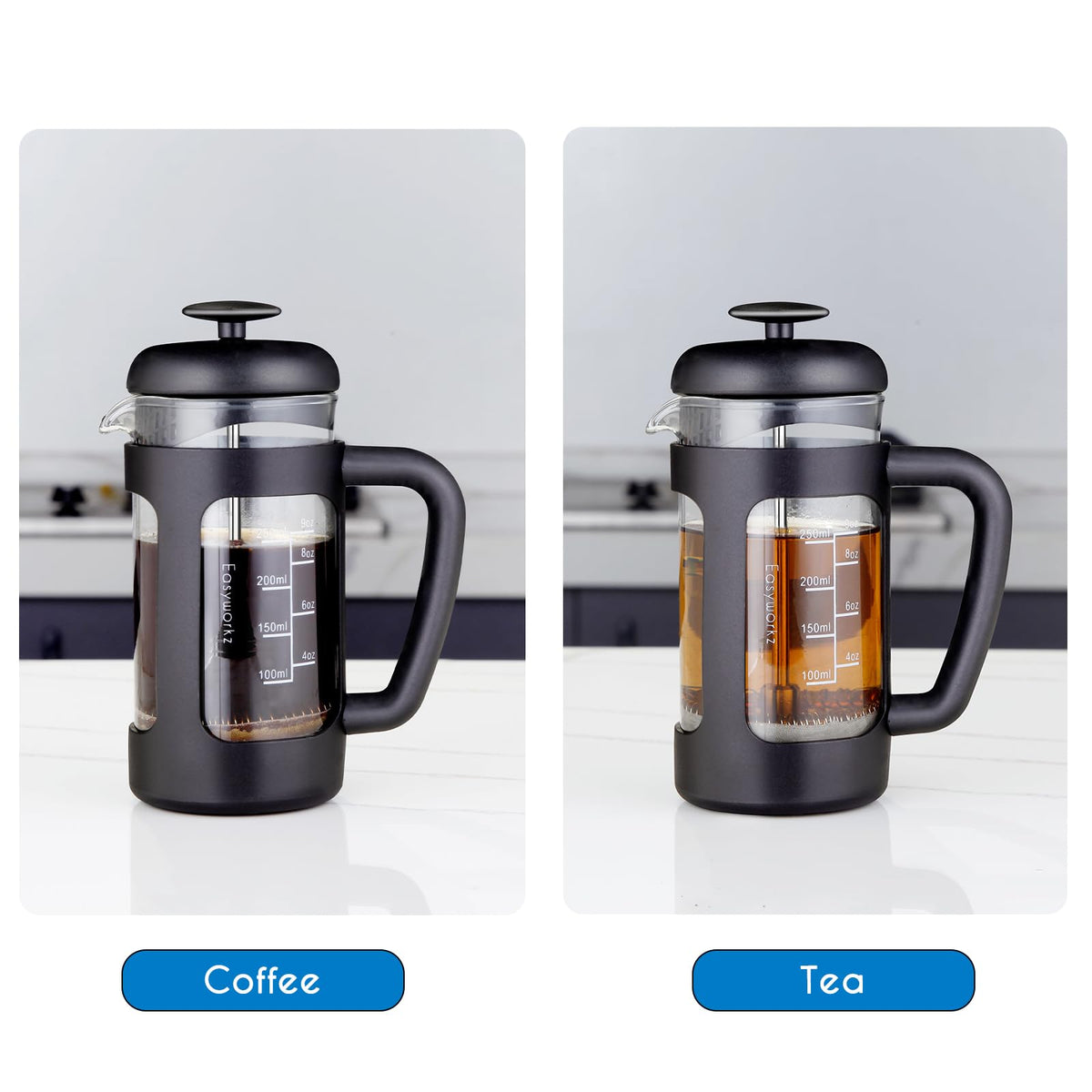 12 oz Borosilicate Glass French Press K2531