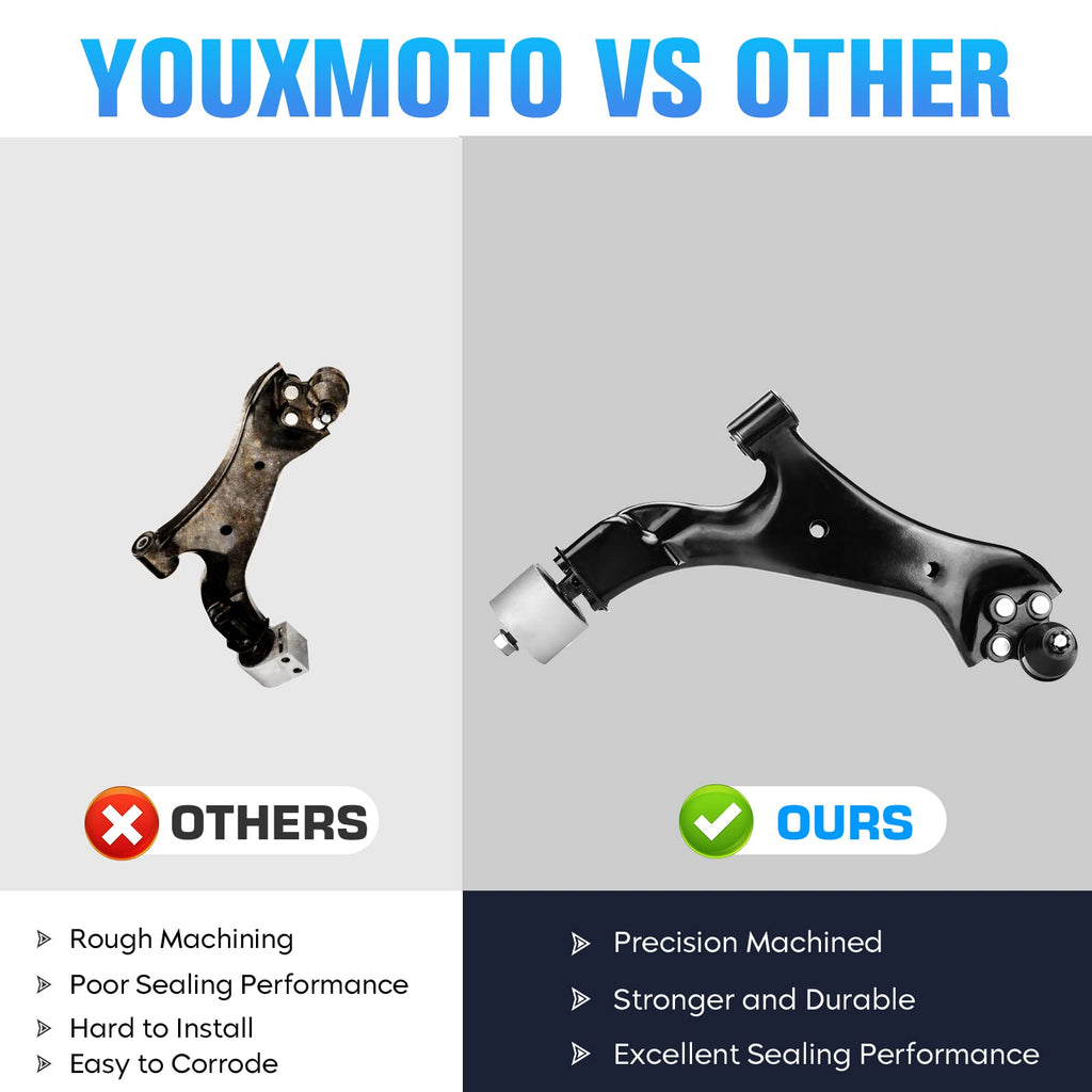 Front Lower Control Arm with Ball Joint 2pc Set T45456