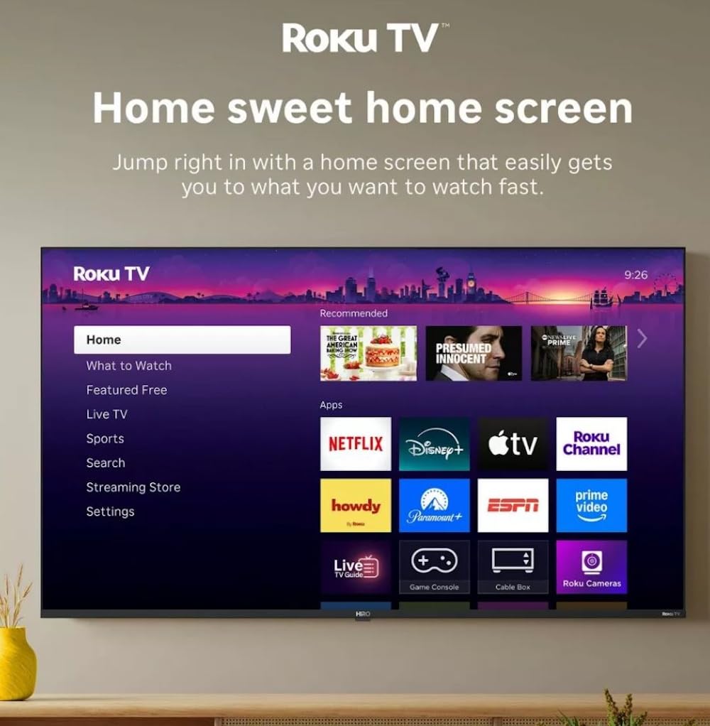 32" 720p HD Smart LED TV with Wi-Fi & Bluetooth W99045