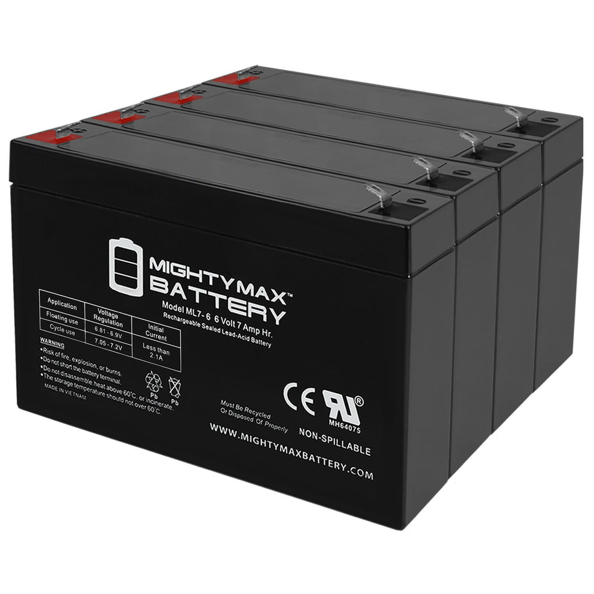 6V 7Ah SLA Battery P306