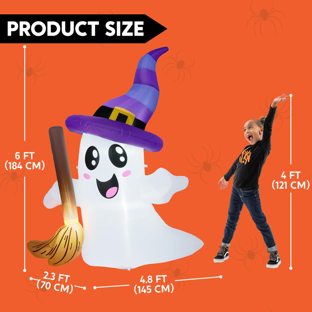 Halloween Inflatables Ghost Outdoor Decorations with LED G980
