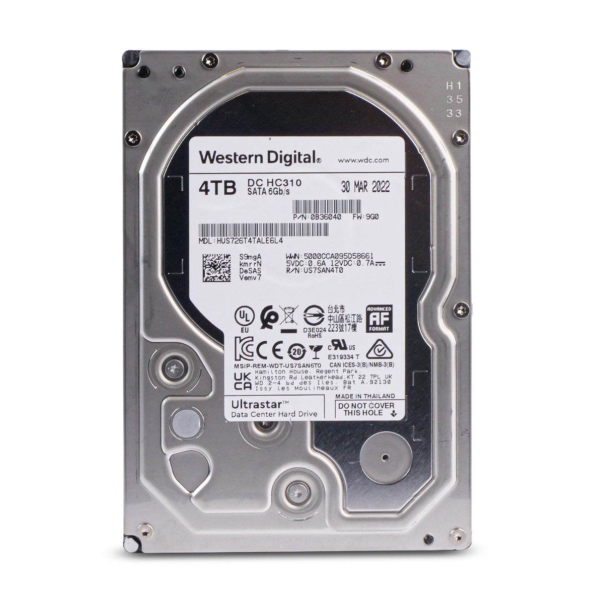4TB 7200 RPM SATA 3.5-inch Internal Hard Disk Drive M492198