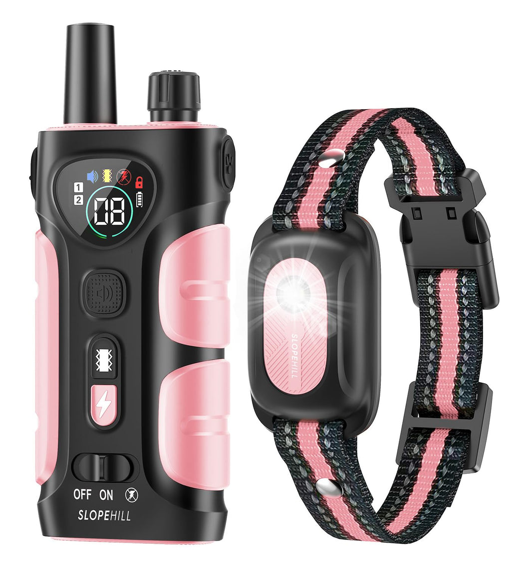 Pink Dog Training Collar with Remote B30226