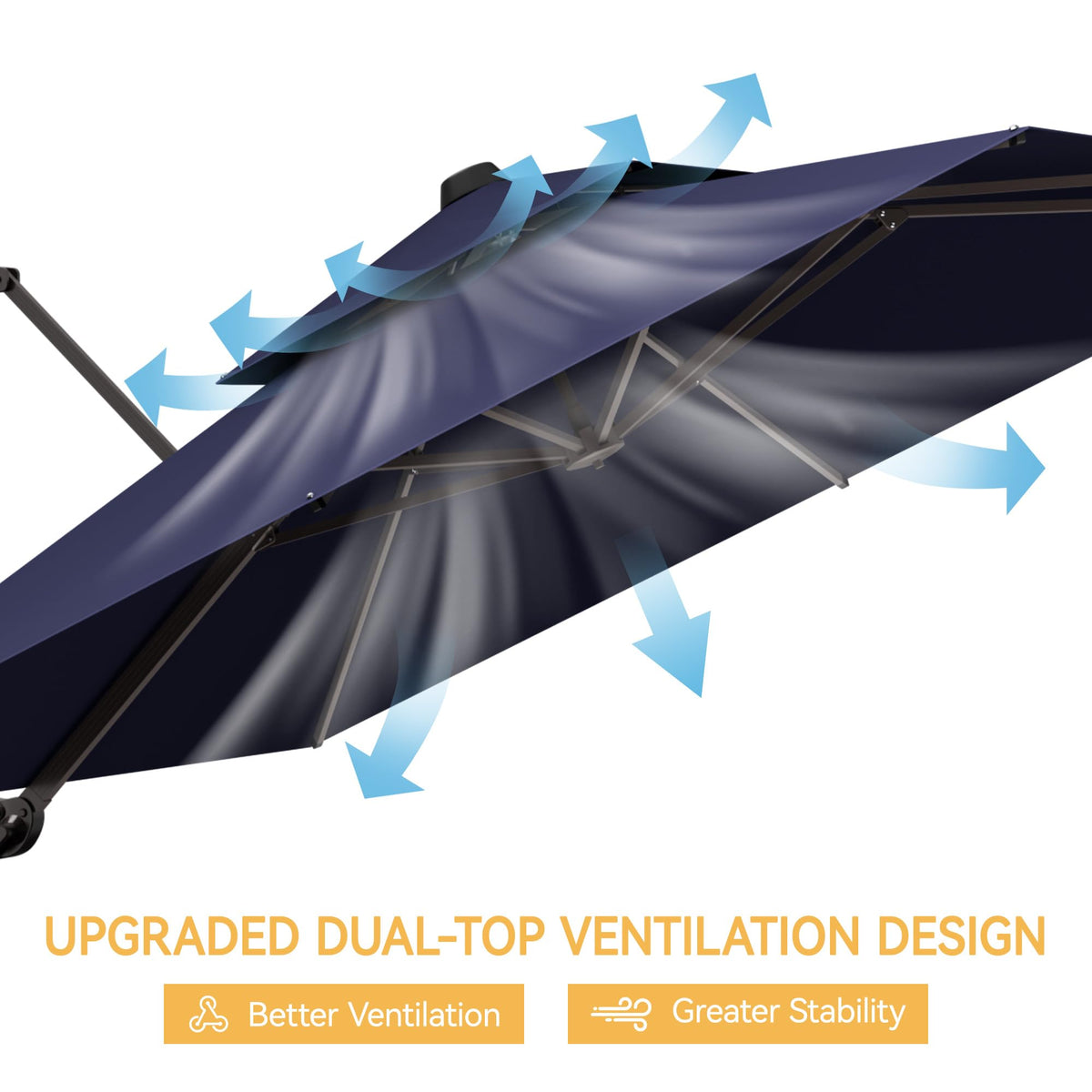 Cantilever Patio Umbrella with Base Q219067