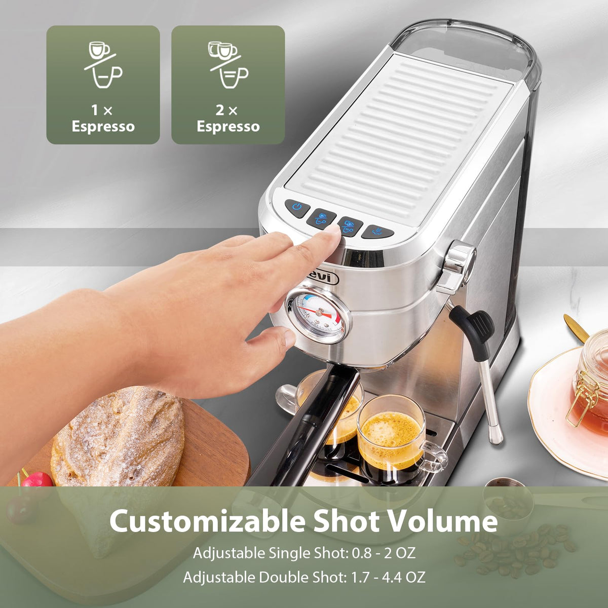 20 Bar Compact Espresso Machine N159095