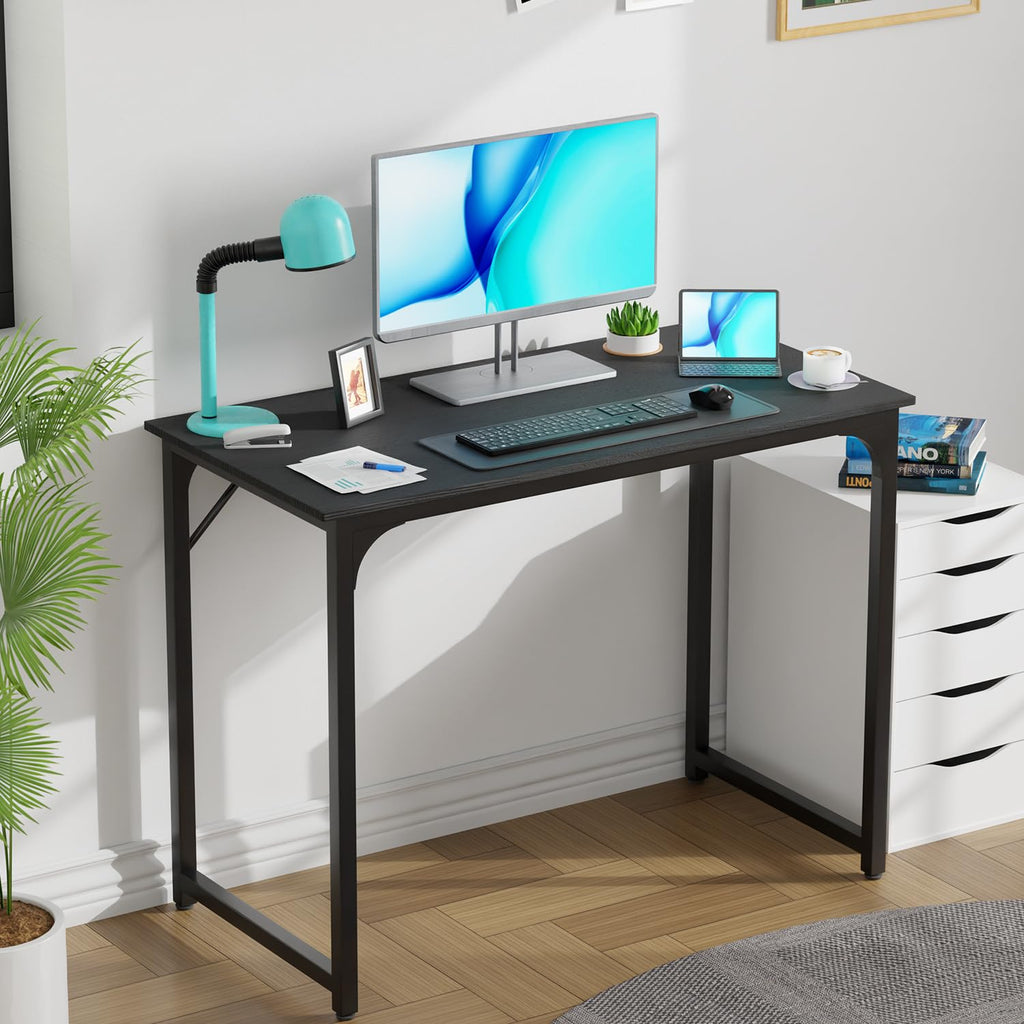 39 Inch Black Computer Desk H35311
