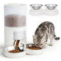 Automatic Cat Feeder for 2 Cats, 6L White C7508