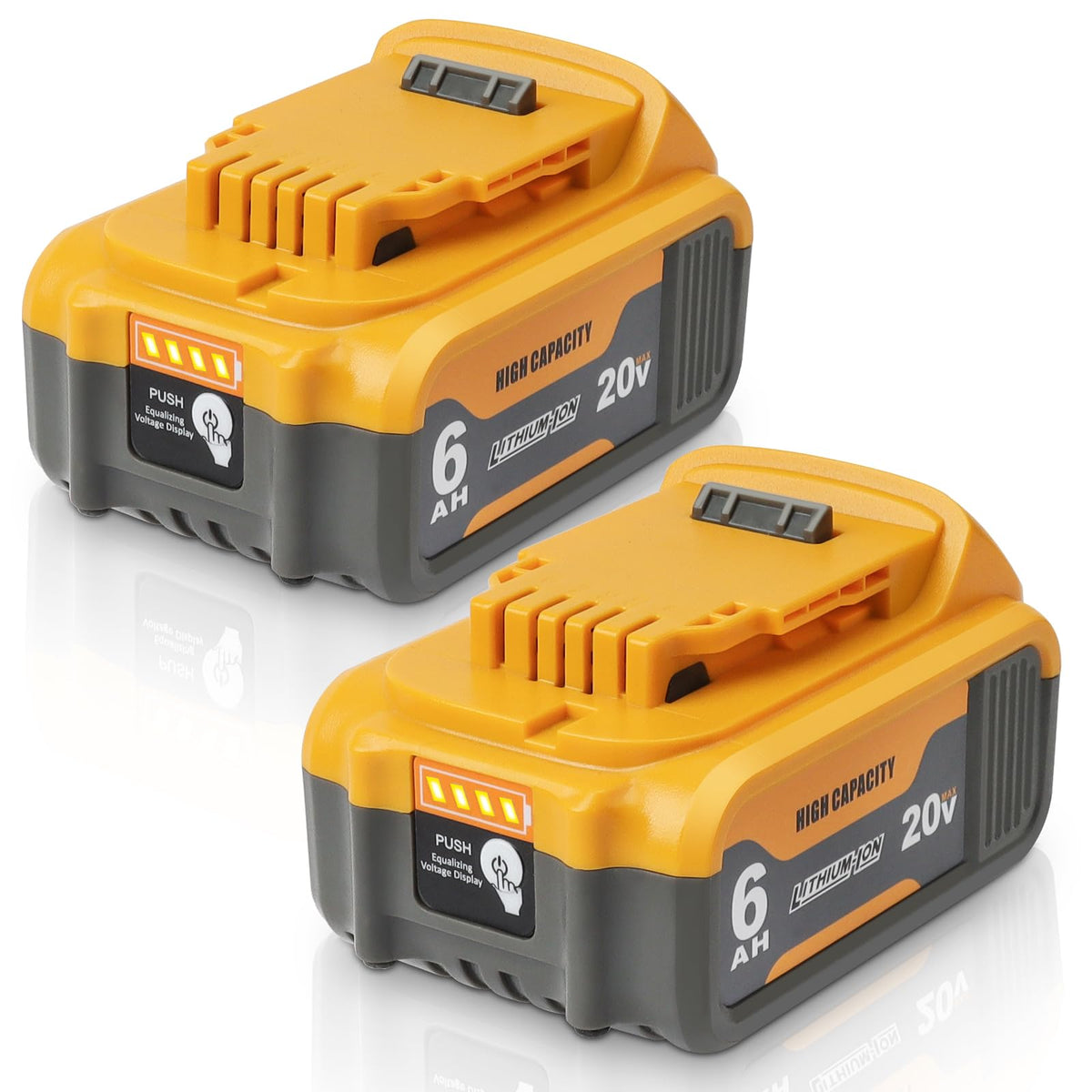 2 Pack 20V 6Ah Replacement Battery A30949