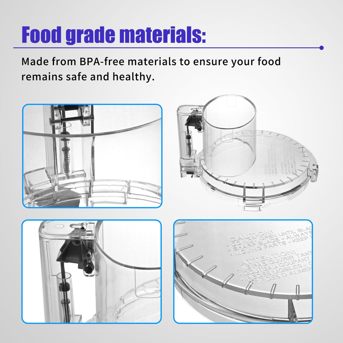 Food Processor Work Bowl Lid O856094
