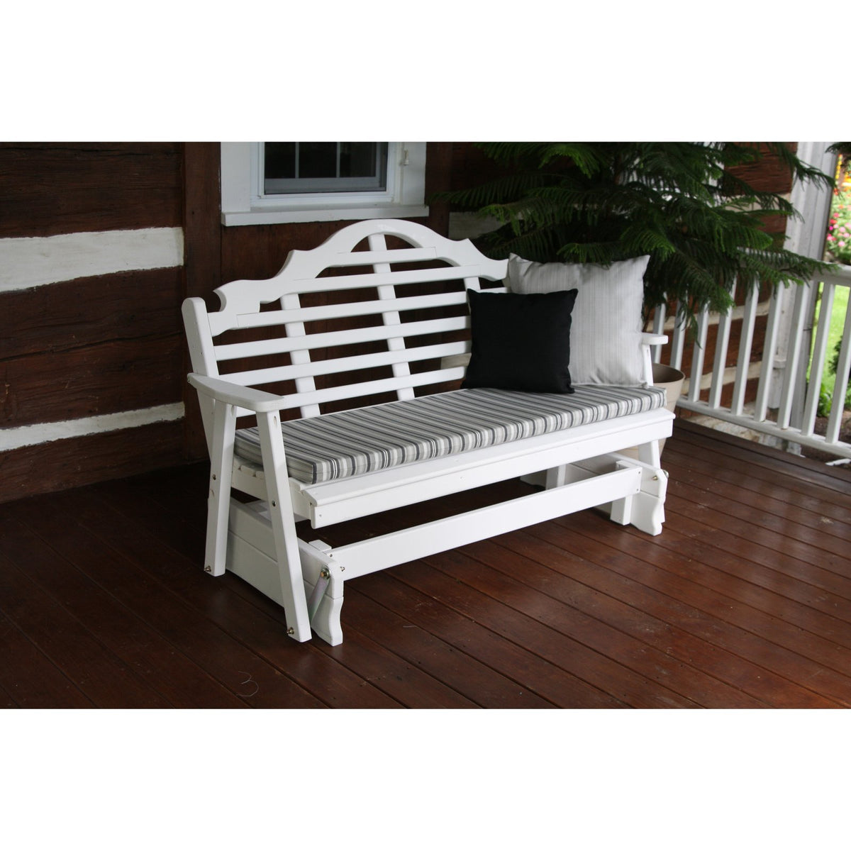 Yellow Pine Glider Bench P89075