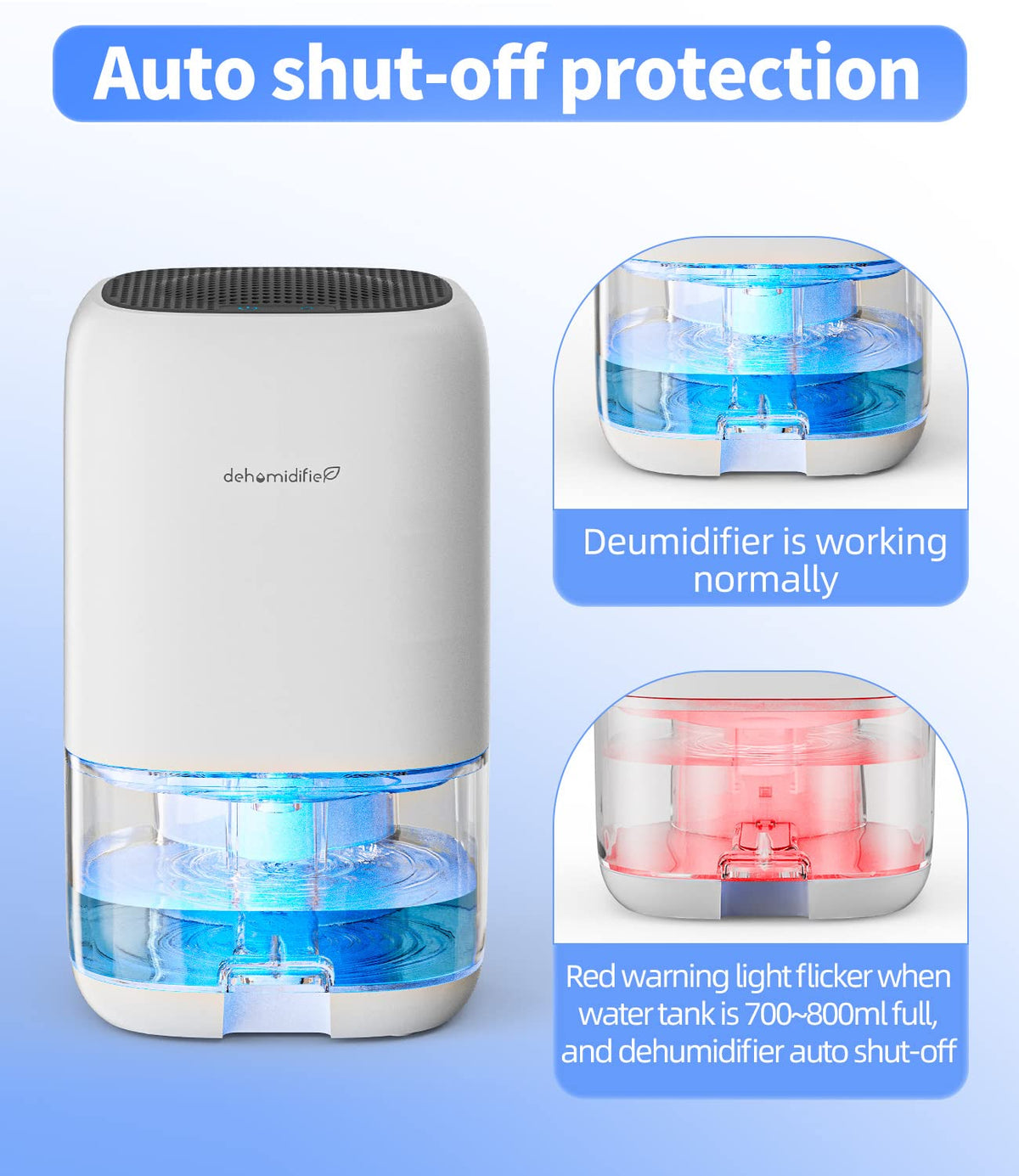35 OZ Dehumidifier with Auto Shut Off C5727