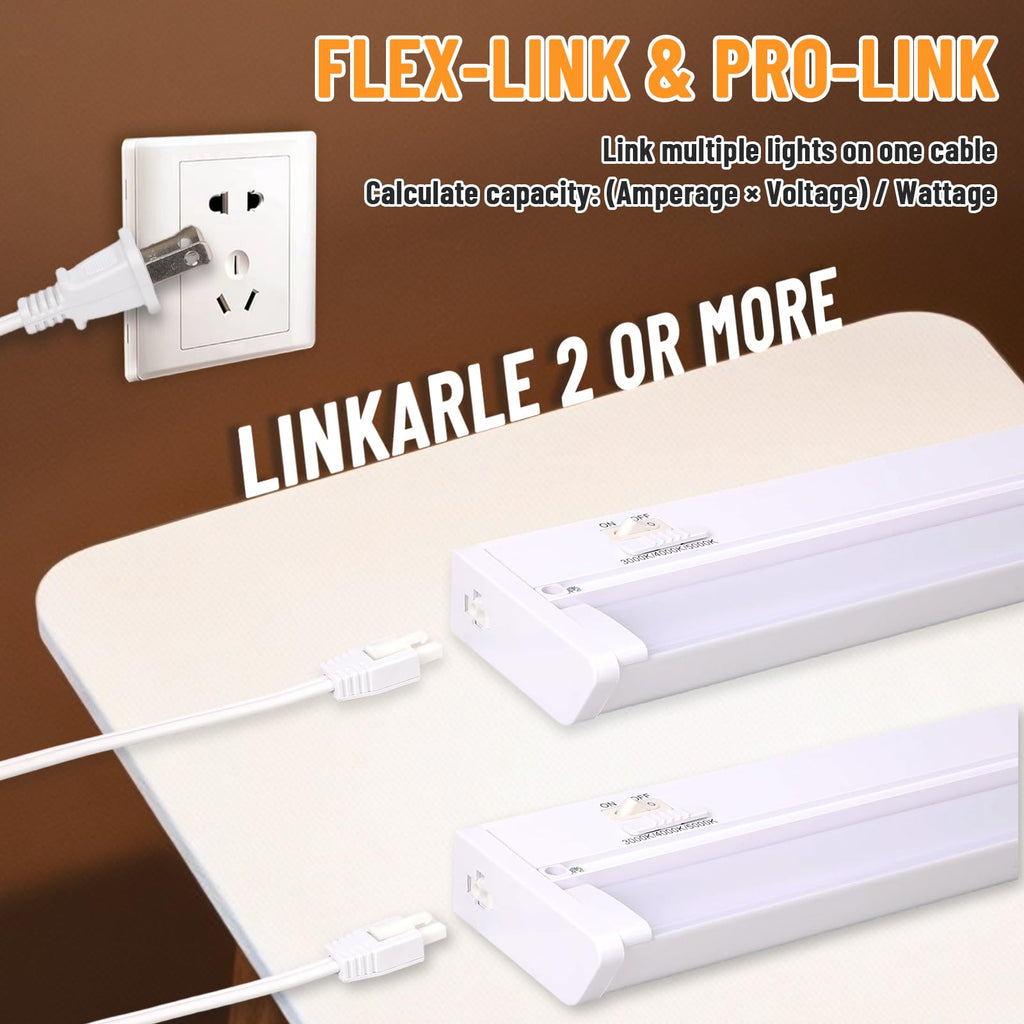 24" 4Pack Swivel Under Cabinet Lighting N80143